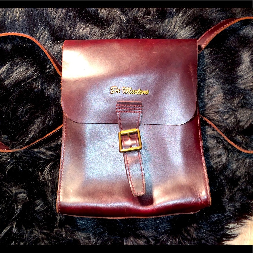 Dr. Marten distressed cherrywood colored backpack